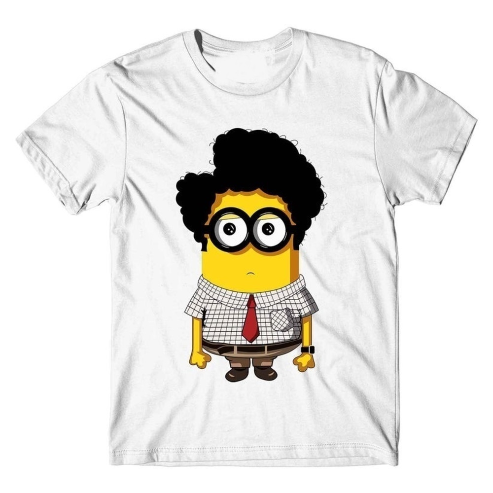 Minions Nerdy Min Cartoon Kids Retro Unisex Fan T-Shirt